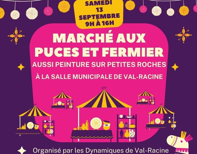 Marché aux puces et fermier