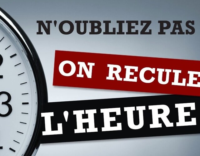Changement d'heure